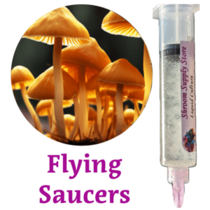 flying saucers liquid culture syringe