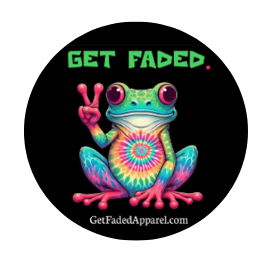 Get Faded Sticker