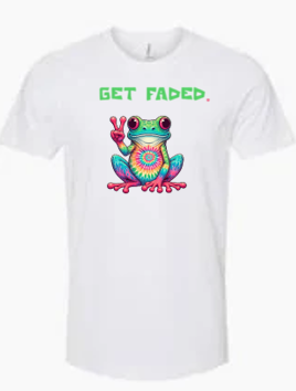 White Frog T Get Faded Classic Tee